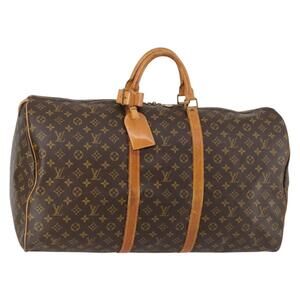 LOUIS VUITTON Monogram Keepall 60 Boston Bag M41422 LV Auth 140266